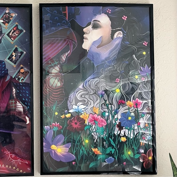 Critical Role CR C3 Mighty Nein Yasha & Mollymauk Framed Fan Art Print D&D DND - Picture 7 of 9